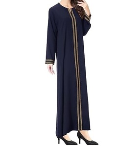 High Quality New Style Ladies Abaya Professional Manufacturer <b>Islamic</b> <b>Clothing</b> Quick Dry Breathable Muslim Long Sleeve Abayas - Product Image 5