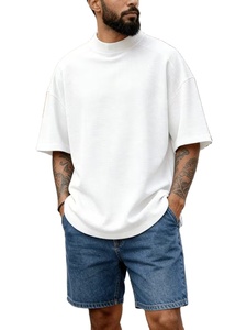 Bangladesh Supplier Stylish Men's Plus Size Heavy Weight Oversized Printed Short Sleeve 100% Cotton Jersey Breathable Premium - Product Image 6