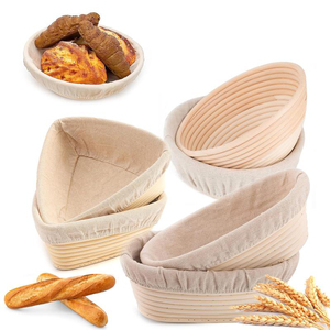 Rattan Dough Rising <b>Basket</b> Handmade Natural Proofing <b>Basket</b> for <b>Bread</b> Fermentation Wholesale Supplier - Product Image 4