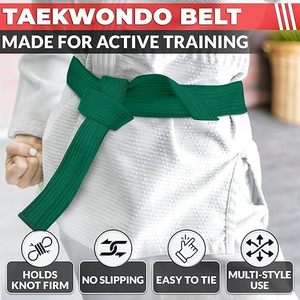 Venta al por Mayor de Uniformes de Artes Marciales, Cinturones de BJJ, Karate, Judo, Taekwondo, Cinturones Personalizados Multicolores, Cinturones de BJJ Personalizados - Product Image 2