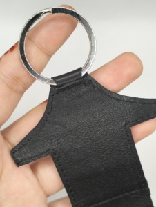 Llavero de cuero genuino de alta calidad con forma de casa, al por mayor, personalizado, con flecos, colgante de regalo, amuleto de moda - Product Image 3