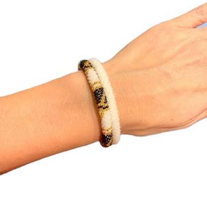 Birthstone <b>Beaded</b> <b>Bracelet</b> Personalized Birthday Gift Sleek Look for Modern Minimalists - Product Image 1