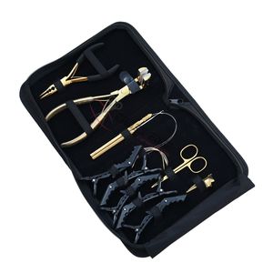 Kit de Herramientas para Extensiones de Cabello: Alicates de Micro Anclaje, Herramienta para Adhesión de Cinta, Gancho de Anclaje, Aguja de Anclaje, Pinza de Cocodrilo - Product Image 1