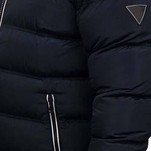 High Street <b>Men's</b> Waterproof Breathable Eco-Friendly Winter Puffer Jacket Customizable Canvas Hooded Customized Color Logo - Product Image 3