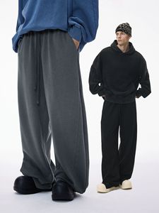Pantalon Harem Noir pour Homme, Taille Élastique avec Cordon de Serrage, Coupe Ample Décontractée, en Coton Tricoté Respirant, Idéal pour l'Automne - Product Image 5