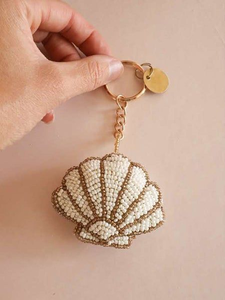 Porte-clés en perles pour femmes, porte-clés en perles faits à la main, motifs de broderie, design personnalisé écologique, luminescent dans le noir MULTI - Product Image 2