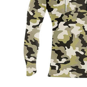 Camisa de Pesca con Capucha de Manga Larga UPF 50+ Personalizada para Unisex, Protección UV, Secado Rápido, Transpirable, 100% Poliéster, Diseño de Camuflaje - Product Image 5