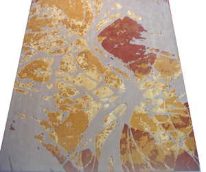 Tapis à poils longs tufté à la main en laine/soie, ignifuge, adapté aux animaux domestiques, écologique, épaisseur moyenne, avec envers en latex, couleur unie moderne - Product Image 4