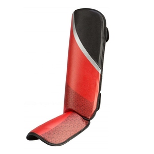 Protège-tibias en cuir PU, design personnalisable, ajustement universel, légers, pour la boxe et l'entraînement MMA, avec emballage personnalisé. - Product Image 5
