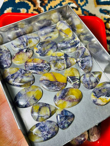 Tiffany Stone Cabochon Forme Mixte et Toutes Tailles À La Main Guérison Pierre Précieuse Lisse Incroyable Nice pour la Fabrication de Bijoux - Product Image 3