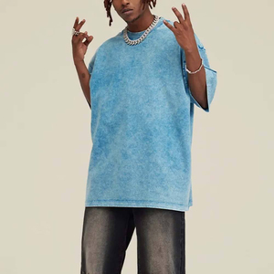 High Quality Acid Wash Eco-Friendly Gym <b>Shirt</b> for <b>Men</b> Oversized 100% Cotton <b>Long</b> <b>T</b>-<b>Shirt</b> Custom Logo Blank Design OEM Service - Product Image 4