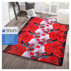 Tapis gaufré moderne Shufu de qualité supérieure mousse haute densité douce et confortable points en caoutchouc naturel polyester antidérapant fabriqué à la machine - Product Image 3