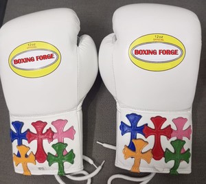 Guantes de Boxeo de Cuero Vacuno Genuino de Primera Calidad |   Proveedor Mayorista de Fabricación OEM con Logotipo de Marca Personalizado - Product Image 1