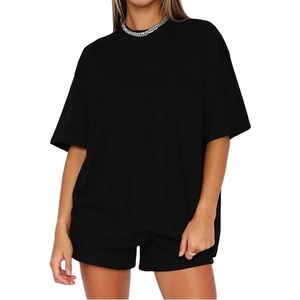 Conjunto de 2 piezas para mujer hecho a medida al por mayor, ropa de calle con logotipo personalizado para mujer, conjunto sólido para mujer, ropa informal, servicio OEM 2026 - Product Image 2