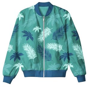 Chaquetas de bombardero de otoño clásicas con cremallera completa personalizadas recién llegadas tamaño personalizado con patrón impreso chaqueta clásica de moda larga - Product Image 5