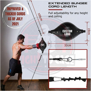 Saco de Boxeo de Doble Extremo OEM de Calidad Premium Ligero con Costuras Reforzadas y Opciones de Color Personalizadas 2026 - Product Image 4