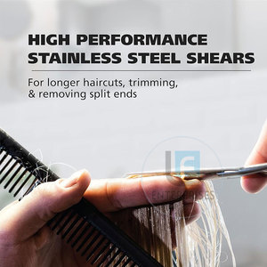 Soins des cheveux et coiffure, ciseaux de barbier professionnels en acier inoxydable, couleur unie, nouveau design, durables et légers - Product Image 6
