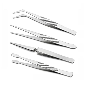 Professional Manual Class II Dental Tweezers Set Stainless Steel Oral Care <b>Tools</b> for Denture <b>Cleaning</b> and <b>Teeth</b> Care - Product Image 5