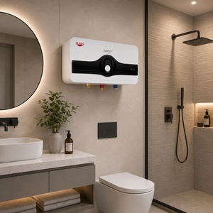 Vietnamese Factory Wholesales Price 30 Liter Plastic Slim Electric Storage Water <b>Heater</b> for Home Hotel Bathroom Use Rossi Rubis - Product Image 1