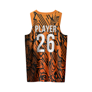 Ensemble d'uniformes de basketball unisexes modernes à imprimé géométrique pour les sports de plein air et les performances d'équipe - Product Image 5