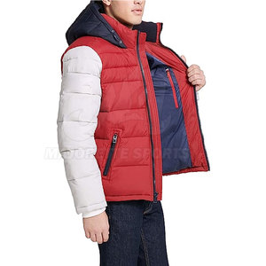Vestes matelassées épaisses pour hommes au design élégant, col montant, chaudes, stylées et confortables pour le sport - Product Image 5