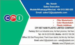 เม็ดพลาสติกโพลีโพรพิลีน PP Filler Masterbatch Cao3 ผสมสารเติมแต่ง 70-84% CACO3 เกรดสำหรับฉีดขึ้นรูป สีขาว CPI เวียดนาม - Product Image 5