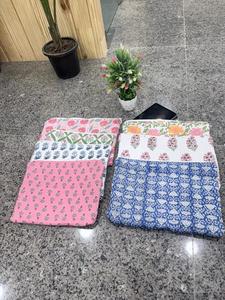 Exclusive cotton quilted <b>laptop</b> cover premium handmade floral padded protective zipper notebook <b>sleeve</b> lightweight everyday bags - Product Image 2