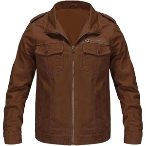 Veste de moto pour homme de style denim cowboy, de haute qualité, respirante, coupe ajustée, polyester/coton - Product Image 6