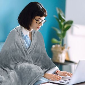 Coperta Elettrica in Flanella 59 Plus 51 Pollici con 10 Impostazioni di Calore, Spegnimento Automatico e Lavabile per Uso Domestico e in Ufficio - Product Image 3