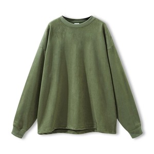 Oversized Long Sleeve Cotton Jersey T-<b>Shirt</b> Men's Casual O-Neck Solid Color Blank Design Regular Length Knitted Fabric OEM ODM - Product Image 2