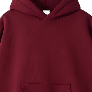 Sweat-shirt à capuche unisexe surdimensionné personnalisé, pull-over uni avec poche, coupe décontractée - Product Image 5