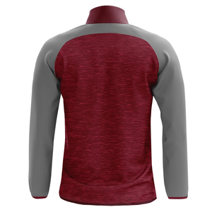 Hauts d'entraînement unisexes en polyester à demi-zip personnalisés pour clubs sportifs – Produit sport et divertissement - Product Image 5
