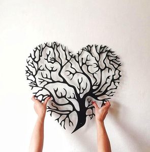 Arte de Pared Metálico con Diseño de Aves en Rama, Decoración para Colgar en la Pared, Silueta Escultórica, Adorno de Hierro para Interiores y Exteriores del Hogar - Product Image 4