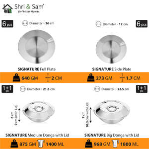 64 Piece Matt Signature Stainless Steel <b>Dinnerware</b> <b>Set</b> <b>for</b> <b>6</b> People - Product Image 6