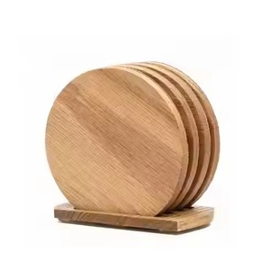 Square Wooden Coasters Luxury Design Non-Slip Mats & <b>Pads</b> Handmade Eco-Friendly Durable Heat Resistant Mats - Product Image 2