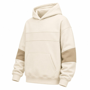 Sweat-shirt à capuche pour homme de qualité supérieure 2026, coupe classique, en molleton bouclette, couleur unie, avec poche, décontracté, pour l'automne - Product Image 2