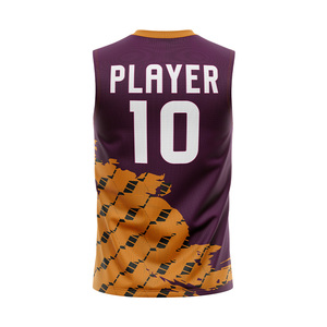 Maillots de flag football sans manches personnalisés sublimés 7v7 7on7, 100% polyester respirant et à séchage rapide - Product Image 6