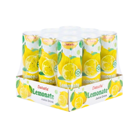 Jus de fruits naturels vitaminés OEM/ODM 250ml en canette mince, boisson au jus de citron, jus de fruits et légumes sous marque privée