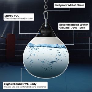 Saco de Boxeo de Agua de 21 Pulgadas para Gimnasio en Casa con Cadena Metálica Ajustable, Saco de Arena de Calidad Premium para Entrenamiento - Product Image 4