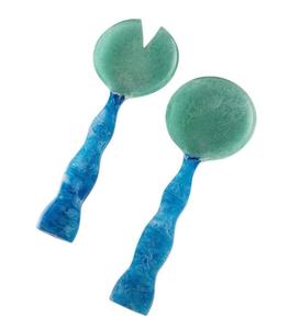 Juego de cucharas para servir ensalada de resina epoxi de la mejor calidad, juego de cucharas de lujo de alta calidad para servir en el hogar, hotel o cena, con oferta. - Product Image 3