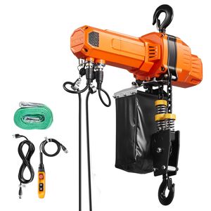 "120V Electric Chain <b>Hoist</b> 20 ft Lifting Height 15 ft Wireless Remote Control 2200 Lbs Capacity Moveable Overhead Crane" - Product Image 1