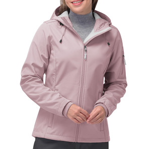 Chaqueta Softshell para Mujer de Alta Demanda, Antiarrugas, Mangas Largas, Tejido Duradero y Transpirable, Chaqueta Softshell para Esquí - Product Image 1