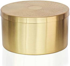 Luxury Brass <b>Storage</b> Tin Airtight <b>Kitchen</b> Container for Salt Sugar Spices Handmade Polish Finish Available at Low Price - Product Image 4