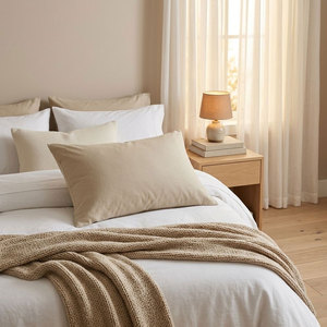Fundas de Almohada Teñidas de Alta Calidad en Tela de Poliéster y Algodón, Colores y Tamaños Personalizados, Costura a Medida para Hoteles y Hogares, Pedidos al por Mayor - Product Image 6