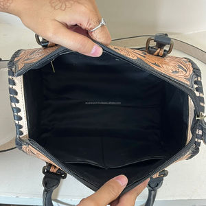 Sac de voyage de luxe en cuir de vachette fait main, style personnalisé, haute qualité, pour femme, sac à bandoulière, sac de sport, best-seller - Product Image 6