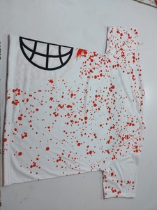 100% polyester <b>short</b> with 100% cotton tee with hand made printing set with custom design , <b>5</b> <b>inches</b> <b>short</b> <b>inseam</b> - Product Image 3