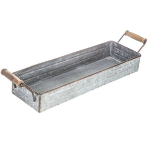 Plateau de service ovale en métal avec poignées, finition huilée, usage résidentiel, plateaux de service pour la nourriture et les boissons dans les hôtels - Product Image 6