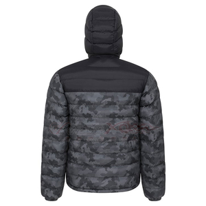 <b>Men</b> Winter Hooded Puffer <b>Jacket</b> Camouflage Print Windproof Polyester Wadding Oem Wholesale Bulk - Product Image 4