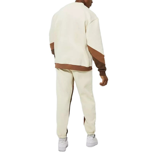 High Quality Premium Custom Sport Tracksuits For <b>Men</b> Athletic Autumn Casual Jogging Running Training Two Piece Fleece Pants Set - Product Image 3