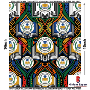 Premium Custom African Wax Print Fabric Manufacturer Ankara Textile OEM ODM Supplier for University Anniversary Convention Fundr - Product Image 2